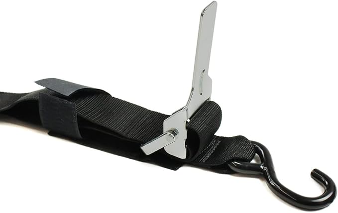 DC Cargo Mall 2" x 84" Transom Tie Down Straps – Heavy-Duty Boat Trailer Straps for Bass Boats, Jet Skis & More, Secure Fit, Easy to Use - Marine Boat Accessories