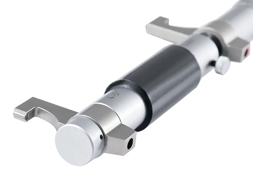 Accusize Industrial Tools 4-5'' by 0.001'' Inside Micrometer in Fitted Case, Satin Chrome Finished, Eg00-3225 | Range: 4-5", Graduation: 0.001", Accuracy: 0.00028", Resolution: 0.0001", Satin Chrome Finish