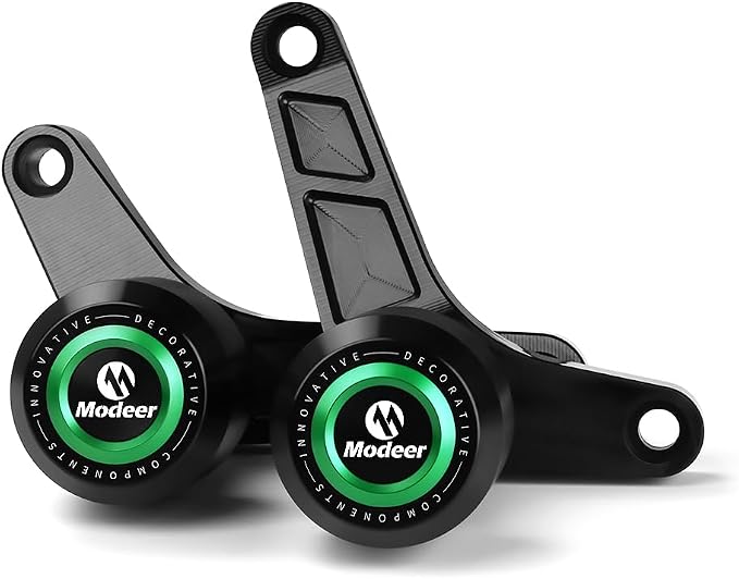 Modeer Motorcycle Frame Sliders Compatible with NINJA 1100SX Ninja 1100 SX 2025+ Falling Protector Crash pads ninja1100sx ninja 1100 sx Accessories (green)