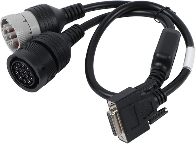 3177485 4576114 ET3 ET-III Split Y Scanner Connect Cable (9+14Pins), for CAT ET-III ET3 317-7485 457-6114, Truck Diagnostic Adapter Tool Connector Cable Parts