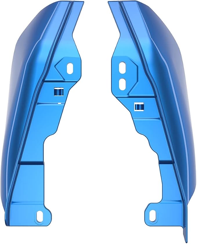 Advanblack 2024 RG Mid Frame Air Deflectors Compatible for Harley Touring Street Glide, Road King, Electra Glide, 2009-2025(Electric Blue)