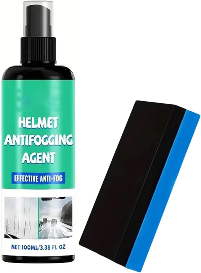 100ml Anti Fog Cleaner Sprays for Motorcycle Visors Prevents Buildup and Scratches Ensuring Clear