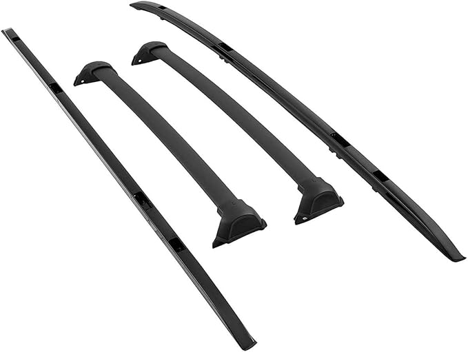 Roof Rack Cross Bars & Side Rail Kit for Honda CRV CR-V 2017-2022 – Durable Aluminum Alloy, Complete Set with 2 Cross Bars + 2 Side Rails, Secure Transport for Kayaks, Bikes, Cargo Carriers & Luggage