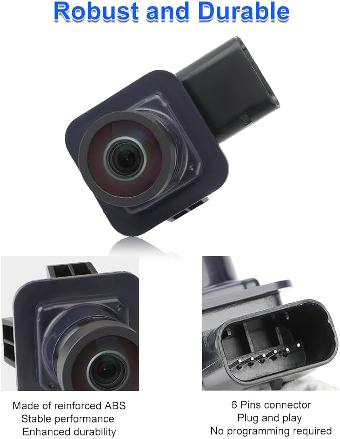 JDMON Backup Reverse Rear Park Assist Camera Compatible with Ford Flex 2013-2019 Replacement for DA8Z-19G490-A DA8Z-19G490-C EA8Z-19G490-A GA8Z-19G490-A