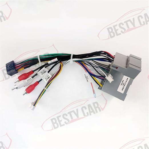 16pin Car Stereo Radio Power Retrofit Wiring Harness Cable Adapter fits for Ford Explorer Edge Expedition Mustang Escape Lincoln Navigator MKX Chevrolet Blazer