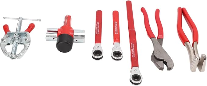 Battery Service Tool Kit 7pcs Anti-Rust Battery Terminal Wrench Set for Car Maintenance and Repair
