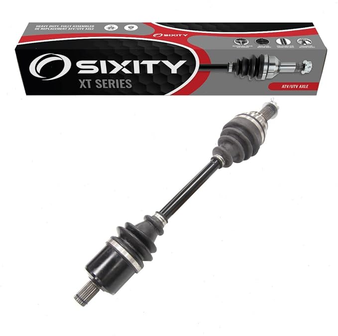 Sixity XT Front Right CV Axle for Polaris Scrambler 1000 XP 850 2016-21 | Sportsman Touring Limited High Lifter Edition Hunter Premium SP. Complete axle assembly, 5140 chrome steel