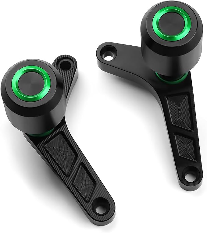Modeer Motorcycle Frame Sliders Compatible with NINJA 1100SX Ninja 1100 SX 2025 Falling Protector Crash pads ninja1100sx ninja 1100 sx Accessories (green)