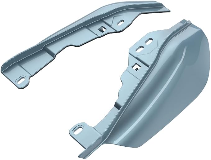 Advanblack 2024 RG Mid Frame Air Deflectors Compatible for Harley Touring Street Glide, Road King, Electra Glide, 2009-2025(Sharkskin Blue)