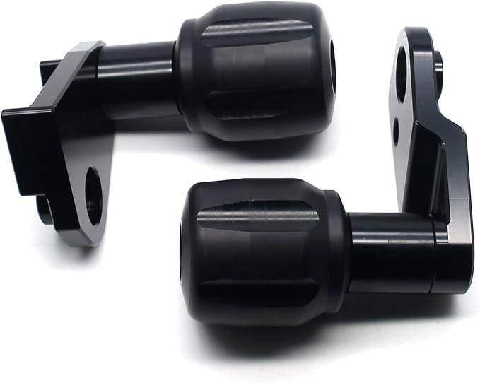 MZS Motorcycle Frame Sliders, Falling Crash Protector Guards No Cut Kits Black Compatible with GSXR 1000 GSXR1000 2017-2025 / GSXR 1000R GSXR1000R 2017-2025