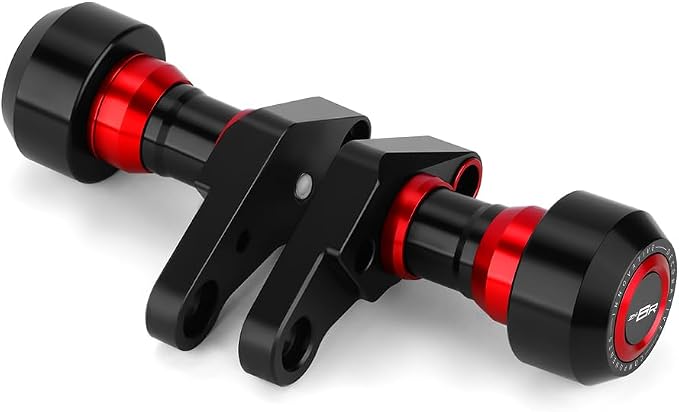 Motorcycle Frame Sliders Falling Protection Crash Protector CNC Compatible With Ninja ZX6R 2024 2025 2026 Engine Fairing Guards ZX636 Ninja636 ZX-6R ZX6R Accessories (Red)