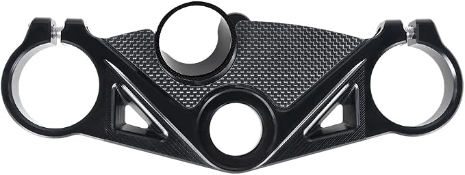 ONE.K.S Motorcycle Triple Tree Forks Top Clamp Front End Upper Top Steering Clamp Fit for Kw-asaki ZX6R 2019-2026 European Version Triple Tree Uplink CNC Aluminum