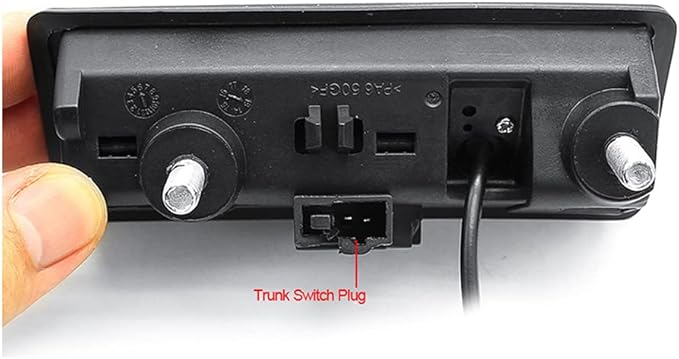 AHD/CVBS Car Rear View Camera's Fisheye Trunk Handle Camera with RCA Cable & Vehicle-Camera for Audi A4 A4L A8 A8L Q3 A5 Q5 S5 / Volkswagen VW Passat Lingyu Lavida Tiguan Touareg (AHD)
