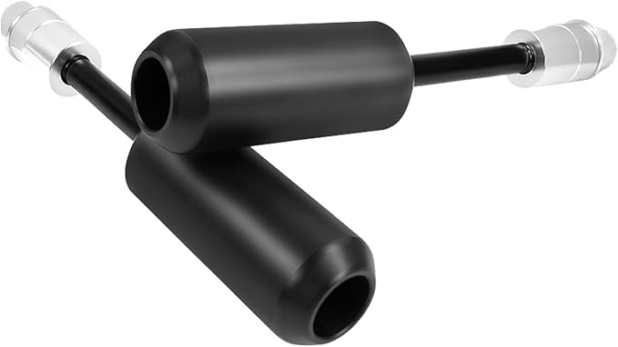 4" Motorcycle Frame Sliders Falling Crash Protector Upper Shock Mount Guards Falling Side Protector No Cut Kits Fit for Dyna 1998-2005 (Smooth Style)