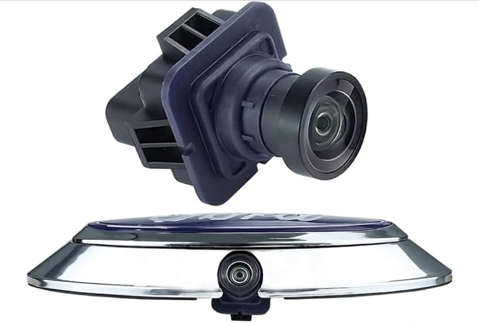 Tailgate Emblem Backup Camera Rear View Back Up Camera Kit Compatible with F-150 2011-2014 Reversing Parking Assist Camera Repalcement Kit AL3Z-19H511-A,BL3Z-19G490-B
