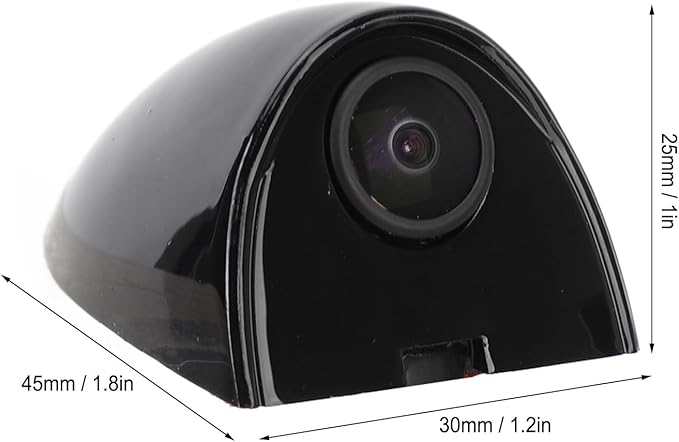 Blind Spot Camera,Night Vision Car Side Door View Blind Spot Camera for Car Surveillance System (Black)