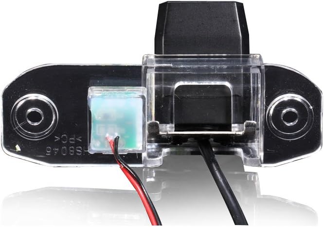 Vehicle Backup License Plate Cameras Car Rear View Backup Camera for Volvo S80L /S40L/S80/S40/S60/V60/XC90/XC60/C70/s60L Parking Reverse HD Waterproof (Model B= 2 x Screw Connector)