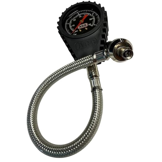 ARB ARB600A Updated Analogue Design E-Z Deflator Kit PSI/BAR Tire Pressure Gauge Rapid Air Down for 4x4 Offroad Adventures Include Recovery Gear Pouch - 2026 Launched