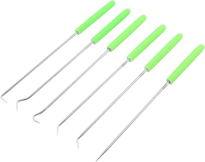 OEMTOOLS 26517 6-Piece Hook and Pick Set, Precision Manipulation for Automotive and Electronics, Durable Steel Construction, Versatile Tool Set