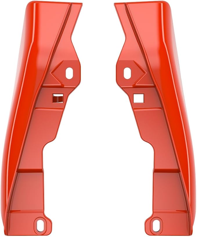 Advanblack 2026 Road Glide Mid Frame Air Deflector, Blood Orange Air Deflector Heat Shield Compatible with Harley Touring Street Glide, Road King, Electra Glide, 2009-2026