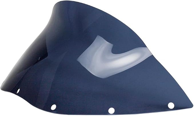 POWER JAMES PMMA Ink Blue Dark Blue Windshield Windscreen,Compatible with Harley Davidson Street Bob, Super Glide, Low Rider, Road King with FXRT Out Fairing