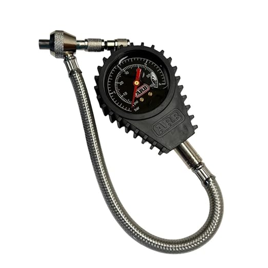 ARB ARB600A Updated Analogue Design E-Z Deflator Kit PSI/BAR Tire Pressure Gauge Rapid Air Down for 4x4 Offroad Adventures Include Recovery Gear Pouch - 2026 Launched