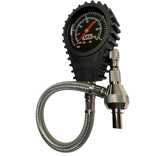 ARB ARB600A Updated Analogue Design E-Z Deflator Kit PSI/BAR Tire Pressure Gauge Rapid Air Down for 4x4 Offroad Adventures Include Recovery Gear Pouch - 2026 Launched