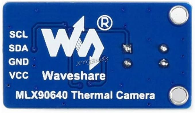 MLX90640 IR Array Thermal Imaging Camera 32×24 Pixels 55° Field of View I2C Interface 3.3V/5V Compatible with Raspberry Pi (ESP32) STM32 @XYGStudy (MLX90640-D55 Thermal Camera)