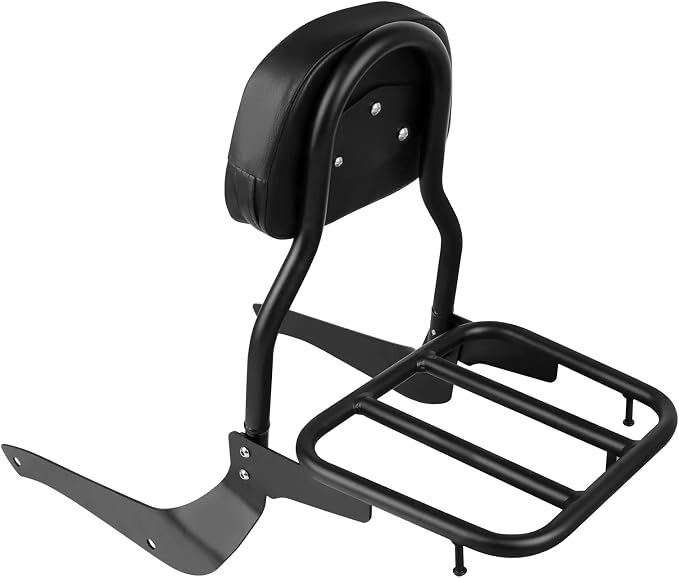 Worldmotop Motorcycle Sissy Bar Backrest Rear Passenger Seat for Suzuki Volusia VL800 2001-2011 Boulevard C50 2005-2011 Boulevard M50 2005-2008 Detachable Backrest(for C50-B)