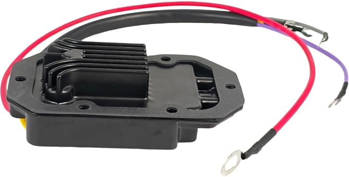 EZROAD 193-5204 Rectifier Voltage Regulator w/Gasket Compatible with Johnson Evinrude 80-235 HP 4 & 6 Cylinder Outboard Motor 1984-1992 35 Amp 395204 584423 18-5825 395391 582904 583076 583268 878335
