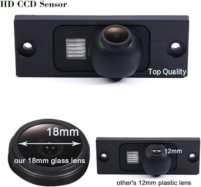 Super HD Vehicle Camera 1280x720 Pixels 1000 TV Lines Waterproof Vehicle Car Rear View Backup Camera, 170° Viewing Angle Reversing Camera for Jeep Compass Grand Cherokeepatriot