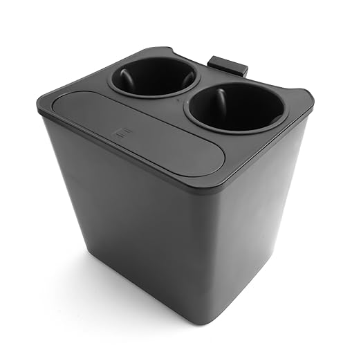 YEE PIN Compatible with 2025 Ford Maverick Trash Can Trash Container with Cupholder, Cup Holder Car Trash Bin Garbage Can for Ford Maverick Accessories 2025 2024 2023 2025