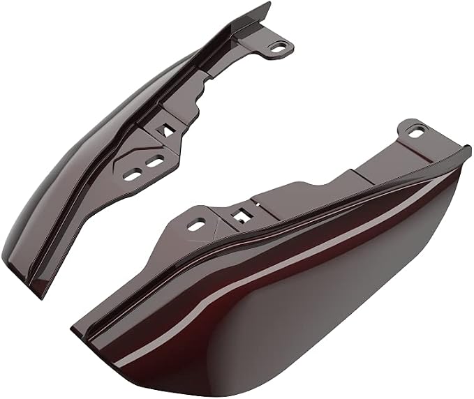 Advanblack 2024 RG Mid Frame Air Deflectors Compatible for Harley Touring Street Glide, Road King, Electra Glide, 2009-2025(Midnight Crimson)