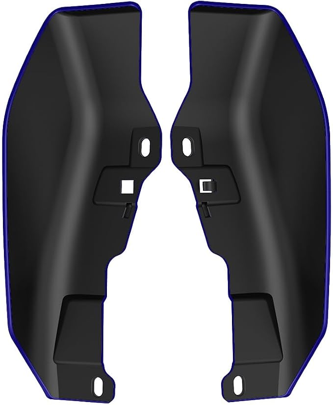 Color - Matched Mid Frame Air Deflectors Heat Shield, Perfectly Fit for Harley Touring Models 2009-2026 Blue Streak