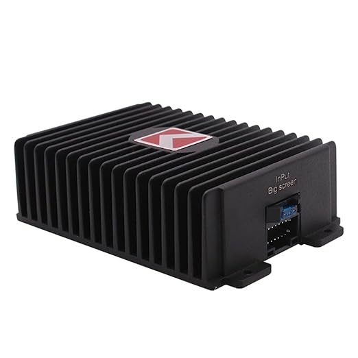 Shkalacar 4-Channel Car Amplifier 80Wx4 Digital Sound Processor DSP Car Audio Booster for Car Player System Car Audio Amplifier with Pure Copper Transformer Aluminum Alloy Body