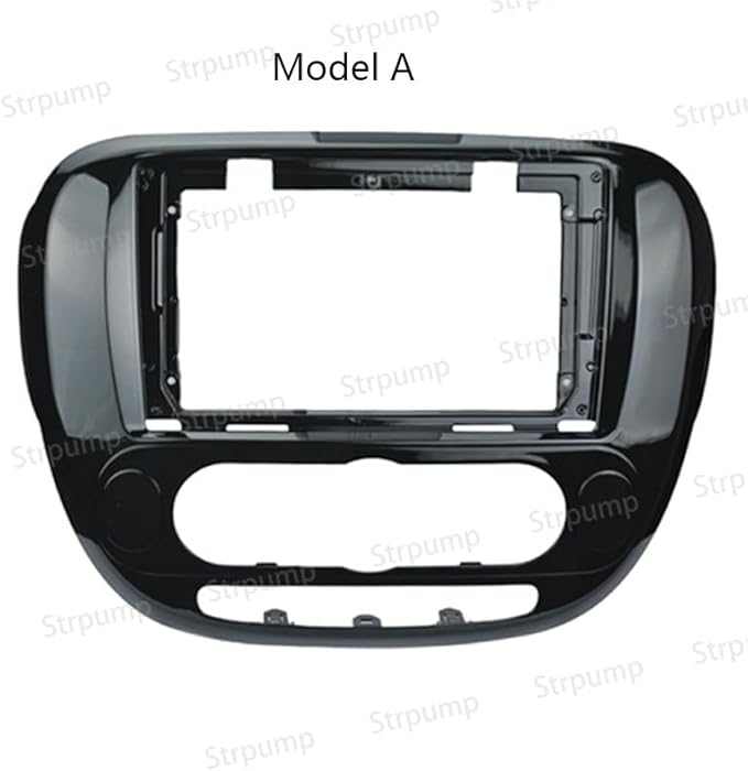 9'' Car Radio Stereo Dash Fascia Frame Bezel Panel Trim for Kia Soul 2014 15 16 17 18 19 Mount Kit A