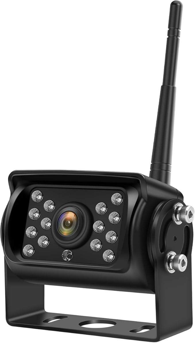Wireless Backup Camera IP69 Waterproof Clear Night Vision Reverse Rear View Back up Camera for Vehicle Cars Pickup Trucks SUV RV Van
