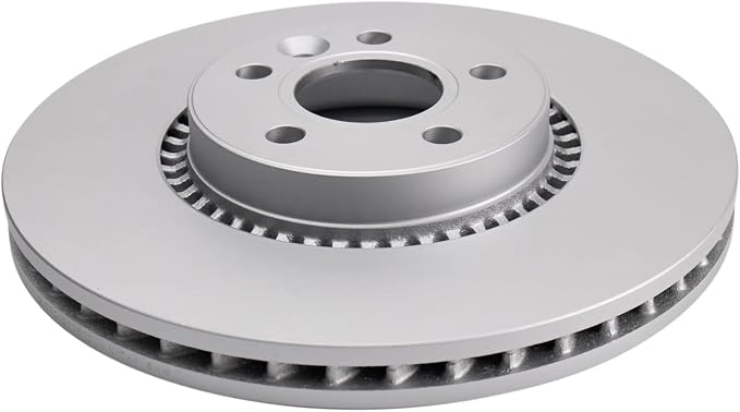 TRQ Front Brake Rotor Set G Coated Vented Compatible with 2012-2016 Honda CR-V