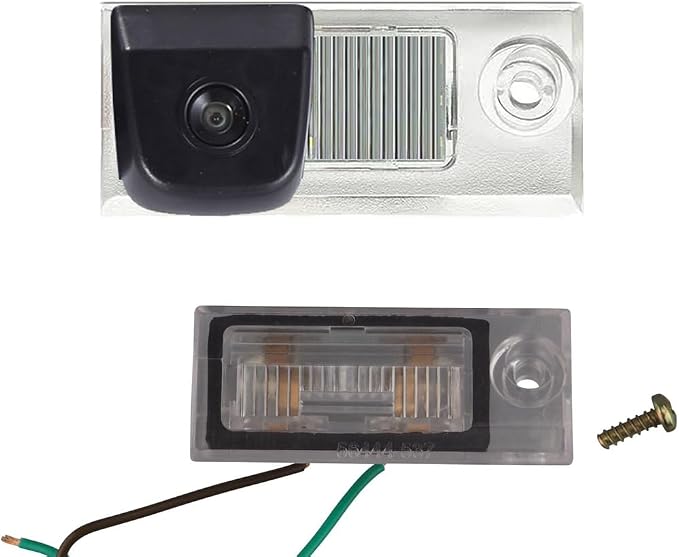 Automotive License Plate Backup Camera, Car Rear View Reversing Camera with IP67 Waterproof Replacement for Audi A6 S6 4B 4B2 C5 Limousine 1997/07-2005/05 OEM: 4B5943021(NO.7344)