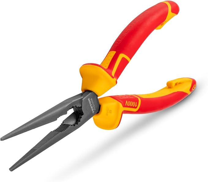 TEKTON 8 Inch Insulated Long Nose Pliers | PVG10008