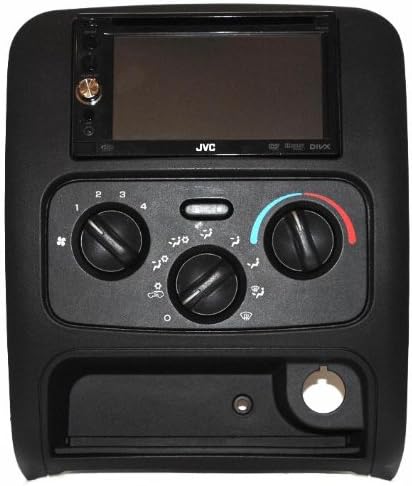 Aftermarket Double Din Stereo Installation Dash Kit Bezel + Standard Wire Harness & Antenna Adapter Compatible with Jeep Liberty 2003-2007