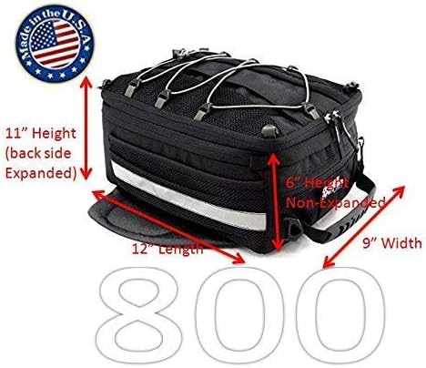 Chase Harper USA 800 Magnetic Tank Bag - Water-Resistant, Tear-Resistant, Industrial Grade Ballistic Nylon with Anti-Scratch Rubberized Polymer Bottom and Super Strong Neodymium Magnets