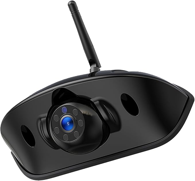 ZEROXCLUB Sharkfin Wireless Rear View Backup Camera for BW7, IR Night Vision, IP69K Waterproof- BW7R