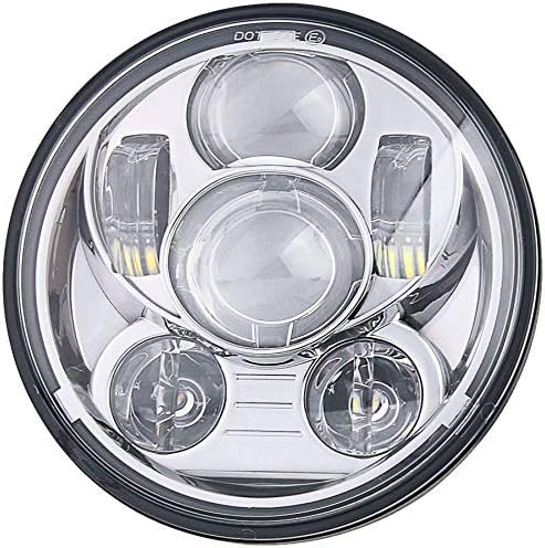 Eagle Lights 8900CG3-SCOUT Indian Scout Motorcycle Headlight Kit, Fits 2014+ Scout 60, Scout and Bobber, Chrome