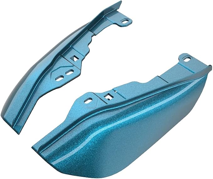 Advanblack 2024 RG Mid Frame Air Deflectors Compatible for Harley Touring Street Glide, Road King, Electra Glide, 2009-2025(Tahitian Teal)
