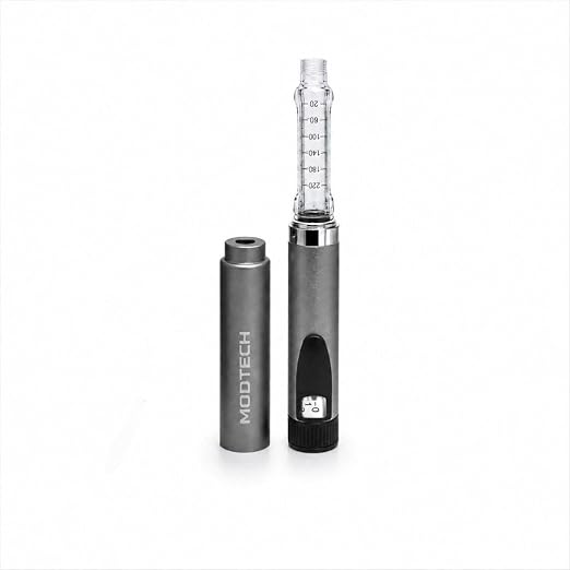V2 Premium Metal Research Pen with Precision Dial Up to 60 Units - Professional Laboratory Instrument with Aluminum Body & Adjustable Mechanism (Silver) - MODTECH