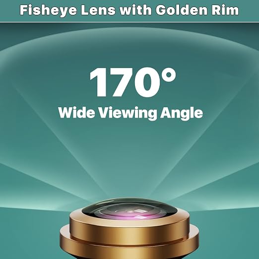 GreenYi Cigarette Lighter for Car Backup Camera + HD Backup/Front/Side View Camera with Gold Rim