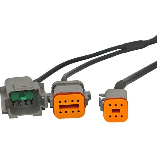 EZROAD OBD2 6 8 pin Marine Engine Diagnostic Cable Compatible with Volvo Vocom Scanner Tool Adapter Compatible with Penta Vodia 5 Truck Industrial 21EN-32360 21EN-32380 Connect