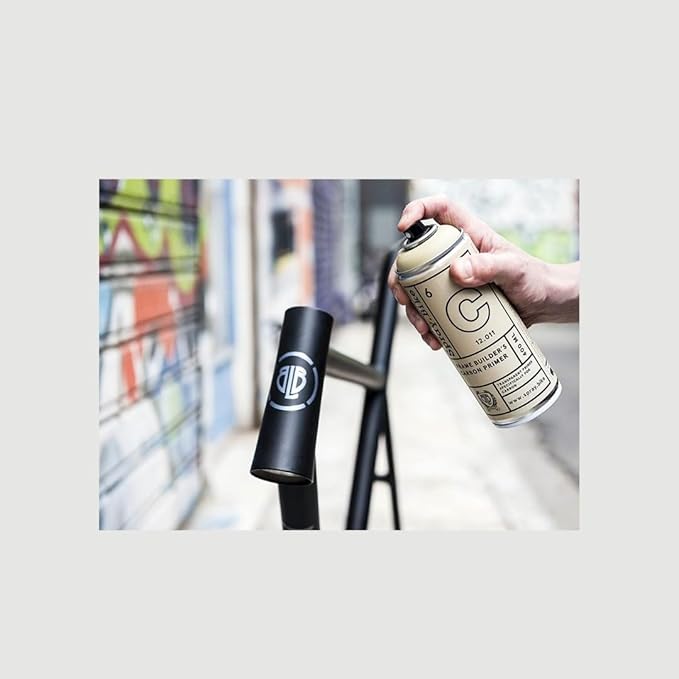Spray.Bike Frame Builder's Carbon Primer | Clear Spray Primer for Carbon Fiber & Resin Composite Bike Frames | Spray Paint for Bike Painting | Superior Coverage, Super Grip, Quick Dry | 400ml, Clear