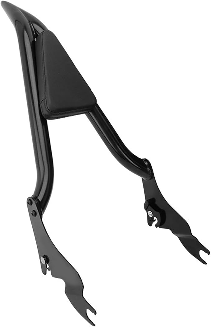 Detachable Sissy Bar, 30“ Chrome Quick Release Passenger Backrest Compatible with 2009-2024 Harley Davidson Touring Street Glide Road King Electra Glide Ultra Limited